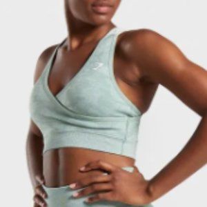 NWT Medium Gymshark Sage Green Sports Bra